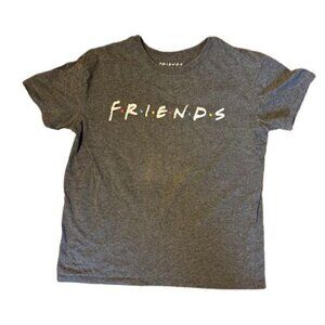 FRIENDS The Television Series women's Gray Short Sleeve T-Shirt Size M